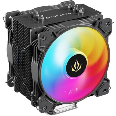 Forgeon Air Solarian 5Pipes Black ARGB CPU-Lüfter 2x120mm Schwarz Forgeon Air Solarian 5Pipes Black ARGB CPU-Lüfter 2x120mm Schwarz