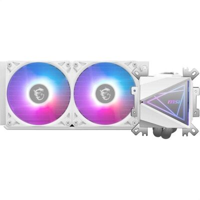 Flüssigkeitskühlung MSI MAG CORELIQUID I240 240mm 2 Lüfter ARGB Weiß Flüssigkeitskühlung MSI MAG CORELIQUID I240 240mm 2 Lüfter ARGB Weiß