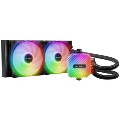 be-quiet Flüssigkeitskühlung be quiet! LIGHT LOOP ARGB 240mm 2 Lüfter Schwarz be-quiet Flüssigkeitskühlung be quiet! LIGHT LOOP ARGB 240mm 2 Lüfter Schwarz