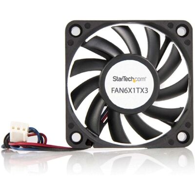 StarTech FAN6X1TX3 60mm 4000RPM Doppelkugellager TX3/LP4 Schwarz Zusatzlüfter StarTech FAN6X1TX3 60mm 4000RPM Doppelkugellager TX3/LP4 Schwarz Zusatzlüfter