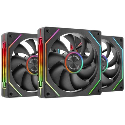 mars-gaming Zusatzlüfter MF-LINKFINITYKIT2 120mm 800-1800RPM ARGB Infinity Mirror mit PWM-Steuerung mars-gaming Zusatzlüfter MF-LINKFINITYKIT2 120mm 800-1800RPM ARGB Infinity Mirror mit PWM-Steuerung