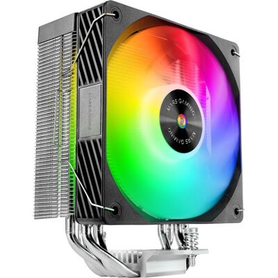 mars-gaming Mars Gaming Mcpu-x4argb CPU-Kühlkörper 220 W TDP 4x Heatpipes HCT PWM Argb-Lüfter 120 mm Schwarz mars-gaming Mars Gaming Mcpu-x4argb CPU-Kühlkörper 220 W TDP 4x Heatpipes HCT PWM Argb-Lüfter 120 mm Schwarz