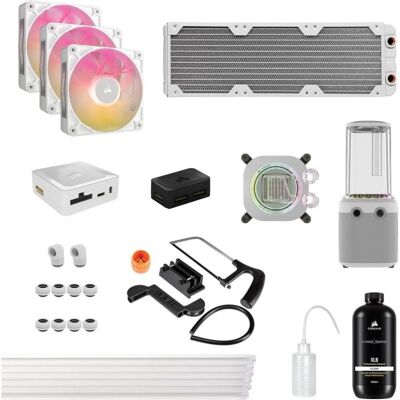 Wasserkühlung Corsair iCUE Link XH505i RX360 360mm 3 Lüfter RGB Weiß Wasserkühlung Corsair iCUE Link XH505i RX360 360mm 3 Lüfter RGB Weiß