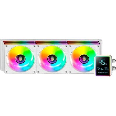 mars-gaming Refrigeración Líquida Mars Gaming ML-LCDPRO360 360mm 3 Lüfter ARGB Weiß mars-gaming Refrigeración Líquida Mars Gaming ML-LCDPRO360 360mm 3 Lüfter ARGB Weiß