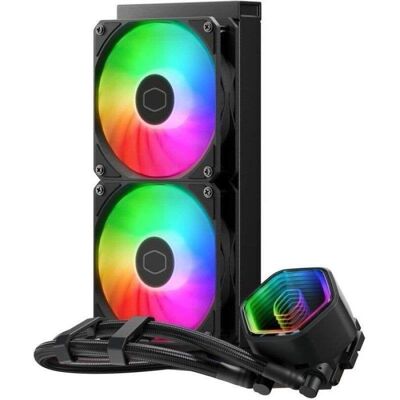 cooler-master Refrigeración Líquida Cooler Master MasterLiquid 240 Core II 240mm 2 Ventiladores LED RGB cooler-master Refrigeración Líquida Cooler Master MasterLiquid 240 Core II 240mm 2 Ventiladores LED RGB