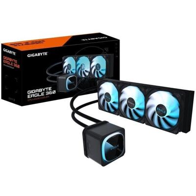 Refrigeración Líquida Gigabyte Eagle 360 394mm 3 Lüfter ARGB LCD Refrigeración Líquida Gigabyte Eagle 360 394mm 3 Lüfter ARGB LCD