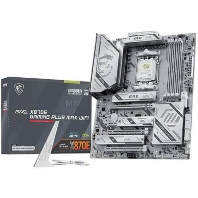 Motherboard MSI MAG X870E GAMING PLUS MAX WIFI AMD X870E AM5 DDR5 ATX WiFi 7 USB4 Motherboard MSI MAG X870E GAMING PLUS MAX WIFI AMD X870E AM5 DDR5 ATX WiFi 7 USB4