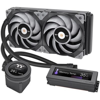 Flüssigkeitskühlung Thermaltake Floe RC Ultra 240mm 2 Lüfter LCD Flüssigkeitskühlung Thermaltake Floe RC Ultra 240mm 2 Lüfter LCD