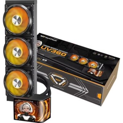 Flüssigkeitskühlung Darkflash UV360 360mm 3 Lüfter ARGB OLED Flüssigkeitskühlung Darkflash UV360 360mm 3 Lüfter ARGB OLED