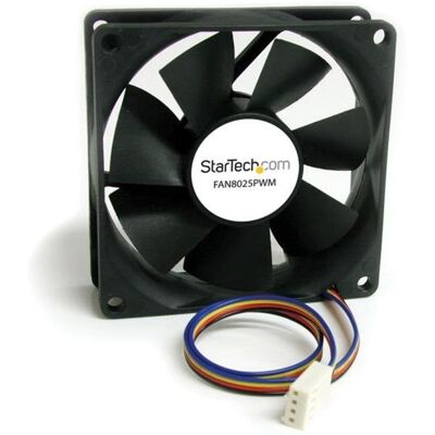 Kühlung Luft StarTech 80x25 mm 2500 U/min PWM Leise Kühlung Luft StarTech 80x25 mm 2500 U/min PWM Leise