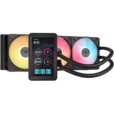 Refrigeración Líquida Corsair iCUE LINK TITAN II 360 RX LCD 360mm 1 Lüfter LCD RGB Refrigeración Líquida Corsair iCUE LINK TITAN II 360 RX LCD 360mm 1 Lüfter LCD RGB