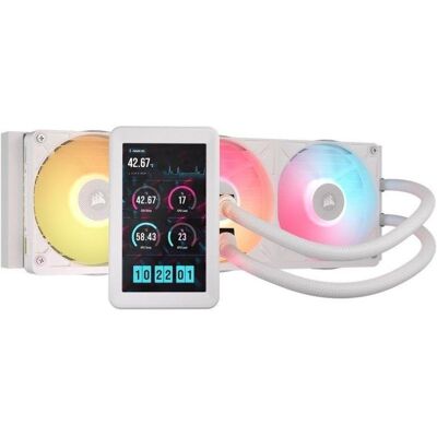 Flüssigkeitskühlung Corsair iCUE LINK TITAN II 360 RX LCD 360mm 1 Lüfter RGB Flüssigkeitskühlung Corsair iCUE LINK TITAN II 360 RX LCD 360mm 1 Lüfter RGB