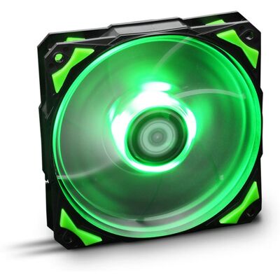 NOX H-Fan, grüner LED-Lüfter, 120 mm NOX H-Fan, grüner LED-Lüfter, 120 mm