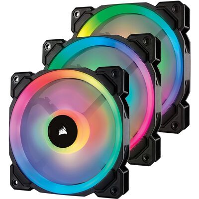 Corsair LL120 RGB Computergehäuse Ventilator 12 cm Schwarz, Weiß Corsair LL120 RGB Computergehäuse Ventilator 12 cm Schwarz, Weiß