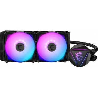 Flüssigkeitskühlung MSI MAG CoreLiquid 240R V2 240mm 2 Lüfter ARGB Flüssigkeitskühlung MSI MAG CoreLiquid 240R V2 240mm 2 Lüfter ARGB