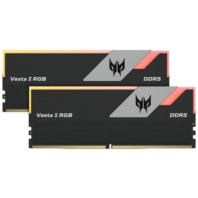 Acer Predator Vesta II RGB DDR5 6000 MHz 32 GB 2 x 16 GB CL34 AMD EXPO und Intel XMP Acer Predator Vesta II RGB DDR5 6000 MHz 32 GB 2 x 16 GB CL34 AMD EXPO und Intel XMP