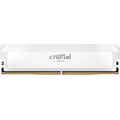 Memoria RAM Crucial Pro 16GB 1x16GB DDR5 6400MHz CL32 AMD EXPO Intel XMP Weiß Memoria RAM Crucial Pro 16GB 1x16GB DDR5 6400MHz CL32 AMD EXPO Intel XMP Weiß