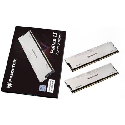 Memoria RAM Acer Predator PALLASII-32GB-6000-1R8-2XV9 32GB 2x16GB DDR5 6000MHz CL36 Intel XMP AMD EXPO Silber Memoria RAM Acer Predator PALLASII-32GB-6000-1R8-2XV9 32GB 2x16GB DDR5 6000MHz CL36 Intel XMP AMD EXPO Silber