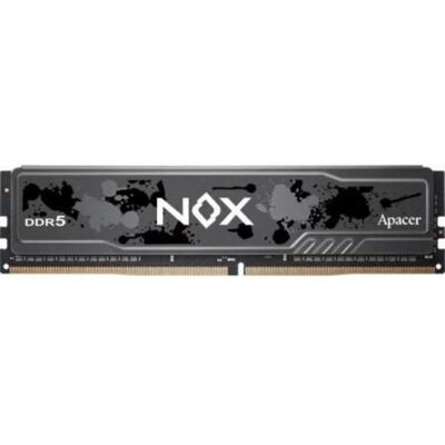 Arbeitsspeicher RAM Apacer NOX 16GB 1x16GB DDR5 6000MHz CL38 Intel XMP Schwarz Arbeitsspeicher RAM Apacer NOX 16GB 1x16GB DDR5 6000MHz CL38 Intel XMP Schwarz
