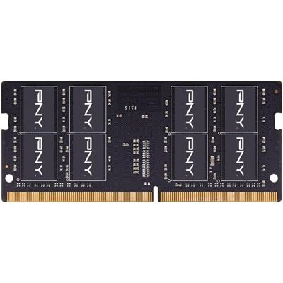 Arbeitsspeicher RAM PNY 16GB 1x16GB DDR4 2666MHz CL19 1,2V Schwarz SODIMM Arbeitsspeicher RAM PNY 16GB 1x16GB DDR4 2666MHz CL19 1,2V Schwarz SODIMM