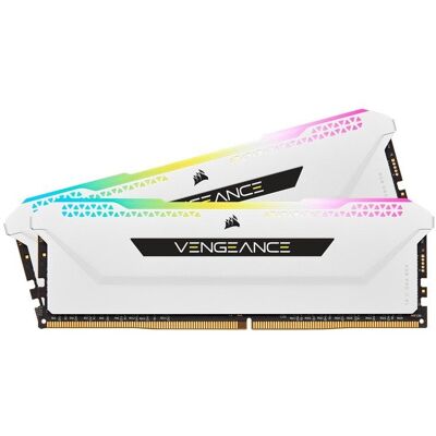 Corsair Vengeance RGB Pro SL Weiß DDR4 3200 PC4-25600 16GB 2x8GB CL16 Corsair Vengeance RGB Pro SL Weiß DDR4 3200 PC4-25600 16GB 2x8GB CL16