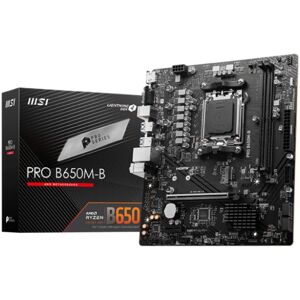 MSI B650 AM5 Micro ATX PRO B650M-B Motherboard DDR5 LAN 2.5G HDMI M.2 Gen4 Audio 7.1 MSI B650 AM5 Micro ATX PRO B650M-B Motherboard DDR5 LAN 2.5G HDMI M.2 Gen4 Audio 7.1