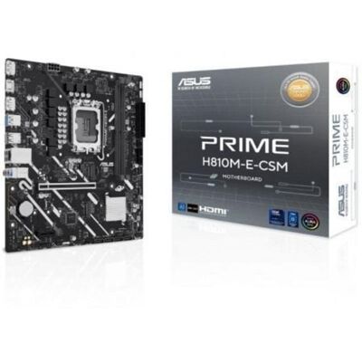 Motherboard ASUS PRIME H810M-E-CSM H810 LGA1851 DDR5 Micro-ATX PCIe 4.0 Motherboard ASUS PRIME H810M-E-CSM H810 LGA1851 DDR5 Micro-ATX PCIe 4.0