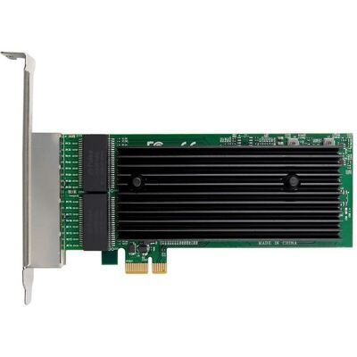 Netzwerkkarte MicroConnect MC-PCIEX1-82575-Q PCIe x1 4 Ports Gigabit Ethernet Schwarz Netzwerkkarte MicroConnect MC-PCIEX1-82575-Q PCIe x1 4 Ports Gigabit Ethernet Schwarz