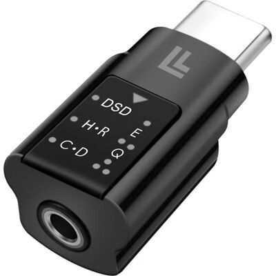 DAC-Adapter LogiLink USB-C auf Klinke 3,5 mm Schwarz DAC-Adapter LogiLink USB-C auf Klinke 3,5 mm Schwarz