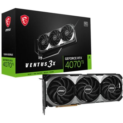 MSI GeForce RTX 4070 Ti VENTUS 3X E1 OC 12GB GDDR6X DLSS3 MSI GeForce RTX 4070 Ti VENTUS 3X E1 OC 12GB GDDR6X DLSS3
