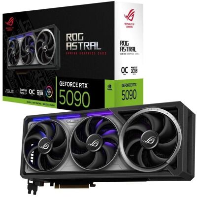 Grafikkarte ASUS ROG Astral GeForce RTX 5090 OC 32GB GDDR7 Reflex 2 RTX AI DLSS4 Grafikkarte ASUS ROG Astral GeForce RTX 5090 OC 32GB GDDR7 Reflex 2 RTX AI DLSS4