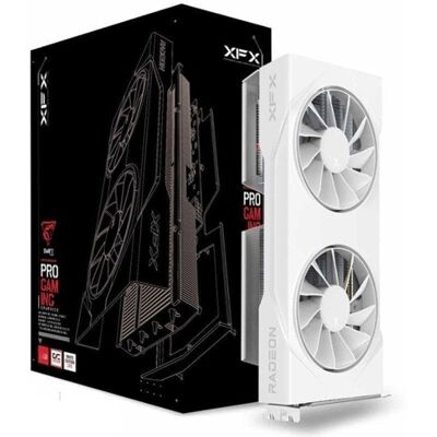 Grafikkarte XFX Radeon RX 9060 XT SWIFT OC 8GB GDDR6 FSR 4 Weiß Grafikkarte XFX Radeon RX 9060 XT SWIFT OC 8GB GDDR6 FSR 4 Weiß