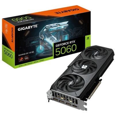 Grafikkarte GIGABYTE GeForce RTX 5060 GAMING OC V2 8GB GDDR7 Reflex 2 RTX AI DLSS4 Grafikkarte GIGABYTE GeForce RTX 5060 GAMING OC V2 8GB GDDR7 Reflex 2 RTX AI DLSS4