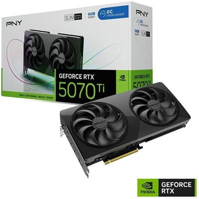 Grafikkarte PNY GeForce RTX 5070 Ti Slim 16GB GDDR7 Reflex 2 RTX AI DLSS4 Grafikkarte PNY GeForce RTX 5070 Ti Slim 16GB GDDR7 Reflex 2 RTX AI DLSS4