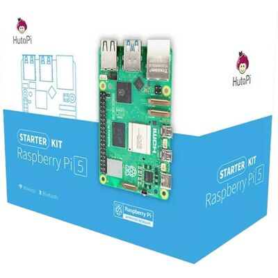 Raspberry Pi 5 HutoPi 4GB Mini-PC mit belüftetem Gehäuse, 32GB, Micro-HDMI/HDMI, Komplettset Raspberry Pi 5 HutoPi 4GB Mini-PC mit belüftetem Gehäuse, 32GB, Micro-HDMI/HDMI, Komplettset