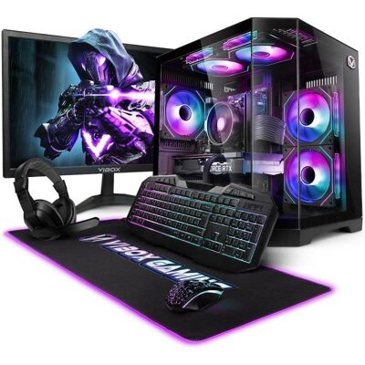 Vibox V-501 AMD Ryzen 5 5500 16GB 1TB NVMe RTX 3050 Gaming PC Komplettset Vibox V-501 AMD Ryzen 5 5500 16GB 1TB NVMe RTX 3050 Gaming PC Komplettset