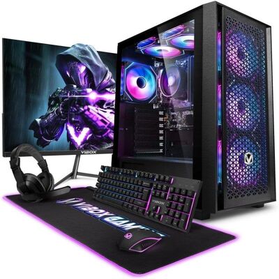Vibox I-32 AMD Ryzen 3 3200G 16GB 1TB NVMe Monitor 21,5" RGB Gaming Set Vibox I-32 AMD Ryzen 3 3200G 16GB 1TB NVMe Monitor 21,5" RGB Gaming Set