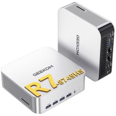 Mini PC GEEKOM A8 Max AMD Ryzen 7 8745HS 16GB 1TB SSD Radeon Windows 11 Pro Dual LAN 8K Mini PC GEEKOM A8 Max AMD Ryzen 7 8745HS 16GB 1TB SSD Radeon Windows 11 Pro Dual LAN 8K