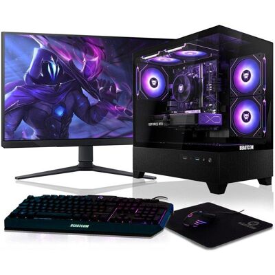 Desktop-PC BEASTCOM Q5 Intel Core i7-12700F 16GB 1TB SSD RTX 5060 27" Monitor WiFi Desktop-PC BEASTCOM Q5 Intel Core i7-12700F 16GB 1TB SSD RTX 5060 27" Monitor WiFi