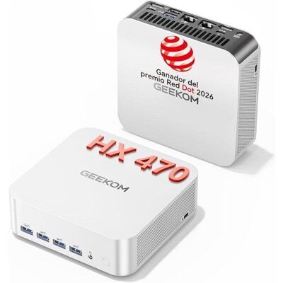 Mini PC GEEKOM A9 Max AMD Ryzen AI 9 HX 470 32GB 1TB SSD Radeon 890M Windows 11 Pro Dual-LAN Mini PC GEEKOM A9 Max AMD Ryzen AI 9 HX 470 32GB 1TB SSD Radeon 890M Windows 11 Pro Dual-LAN