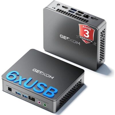 Mini PC GEEKOM Air12 Lite Intel Core N95 8GB 256GB SSD LAN 2.5Gbps Sofort Einsatzbereit Mini PC GEEKOM Air12 Lite Intel Core N95 8GB 256GB SSD LAN 2.5Gbps Sofort Einsatzbereit