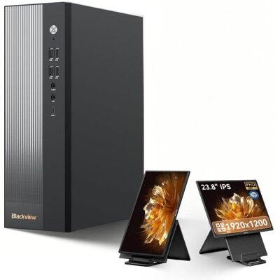Mini PC Blackview Nex60 Intel Core 5 210H 16GB 512GB SSD UHD 23.8" Tragbarer Monitor Mini PC Blackview Nex60 Intel Core 5 210H 16GB 512GB SSD UHD 23.8" Tragbarer Monitor