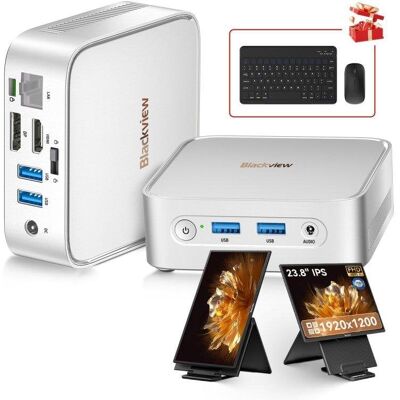 Mini PC Blackview MP50 AMD Ryzen 5 3500U 16GB 512GB SSD Vega 8 Windows 11 + 23.8" Display Mini PC Blackview MP50 AMD Ryzen 5 3500U 16GB 512GB SSD Vega 8 Windows 11 + 23.8" Display