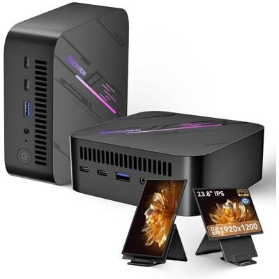 Mini PC Blackview MP100 AMD Ryzen 5 7430U 16GB 512GB SSD Windows 11 Pro + Tragbarer Monitor 23,8" Mini PC Blackview MP100 AMD Ryzen 5 7430U 16GB 512GB SSD Windows 11 Pro + Tragbarer Monitor 23,8"