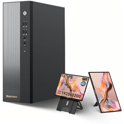 Mini PC Blackview NEX60 Intel Core 5 210H 16GB 512GB SSD Intel UHD + Tragbarer 16" Monitor Mini PC Blackview NEX60 Intel Core 5 210H 16GB 512GB SSD Intel UHD + Tragbarer 16" Monitor