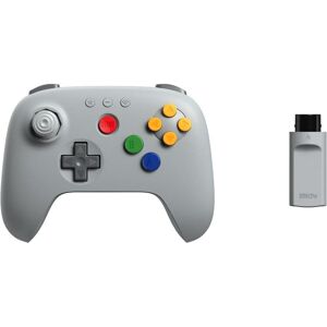 Controller 8BitDo 64 2.4G Wireless Grau fuer N64 Analogue 3D Windows Controller 8BitDo 64 2.4G Wireless Grau fuer N64 Analogue 3D Windows