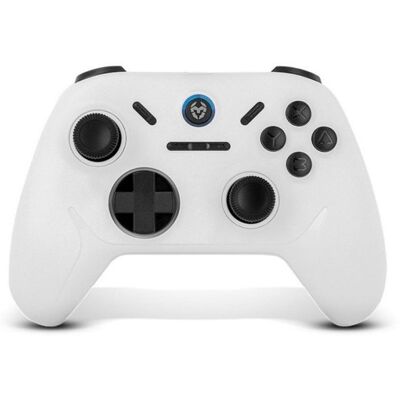 Gamepad Krom Kadoer Bluetooth 5.0 Vibrationsmotoren LED-Anzeige 187g Schwarz Weiss kompatibel mit PC Switch iOS Android Gamepad Krom Kadoer Bluetooth 5.0 Vibrationsmotoren LED-Anzeige 187g Schwarz Weiss kompatibel mit PC Switch iOS Android