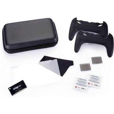 Bigben Kit Nintendo Switch-Hülle + Joy-Con-Griffe + Displayschutzfolie + Tuch + Spielehüllen Bigben Kit Nintendo Switch-Hülle + Joy-Con-Griffe + Displayschutzfolie + Tuch + Spielehüllen
