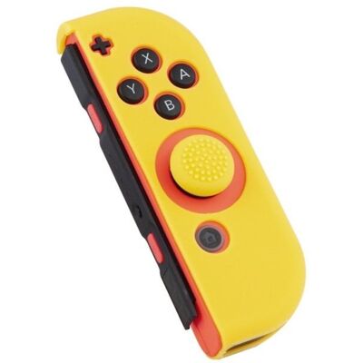 FR-TEC Silikonhülle + Griff für rechten Joy-Con, gelb, für Nintendo Switch FR-TEC Silikonhülle + Griff für rechten Joy-Con, gelb, für Nintendo Switch