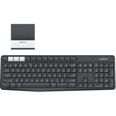 Tastatur mechanisch Logitech K375s QWERTZ kabellos Multidevice grafit weiß Tastatur mechanisch Logitech K375s QWERTZ kabellos Multidevice grafit weiß